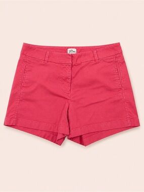 J. Crew Salmon Pink Classic Cotton Chino Shorts Women’s 6